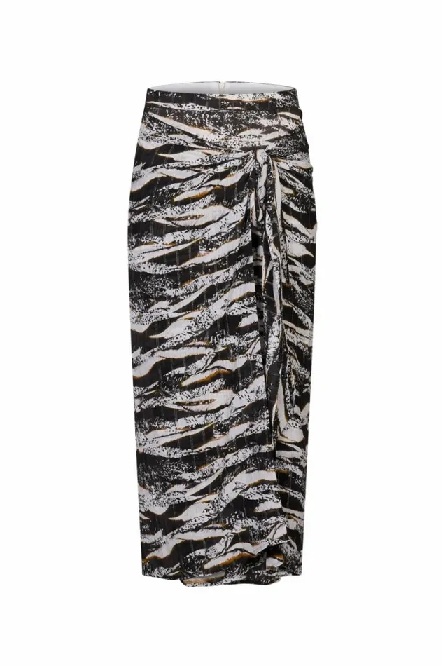 Lala Berlin Pants and Skirts Skirt Svyna Viscose Zebra Wave Dot 8211 Women