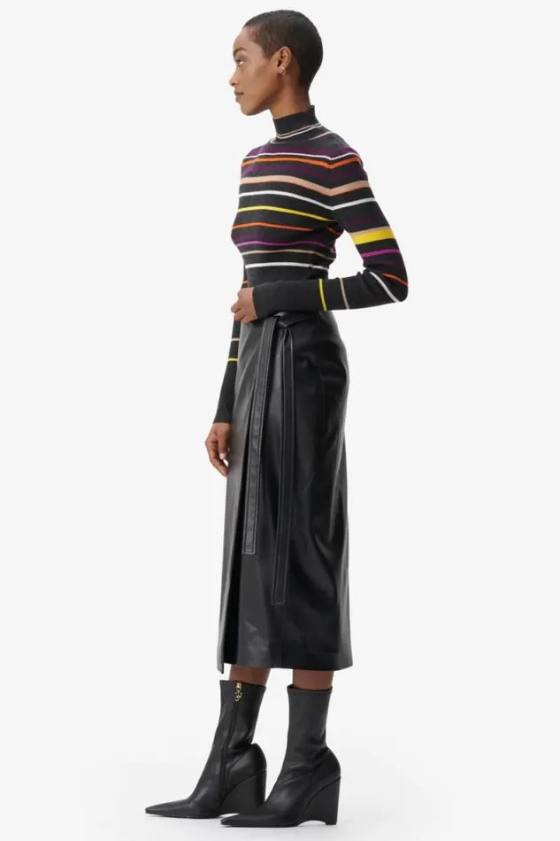 Lala Berlin Pullover Jumper Kallassa Wool Multicolor Stripe 8211 Women