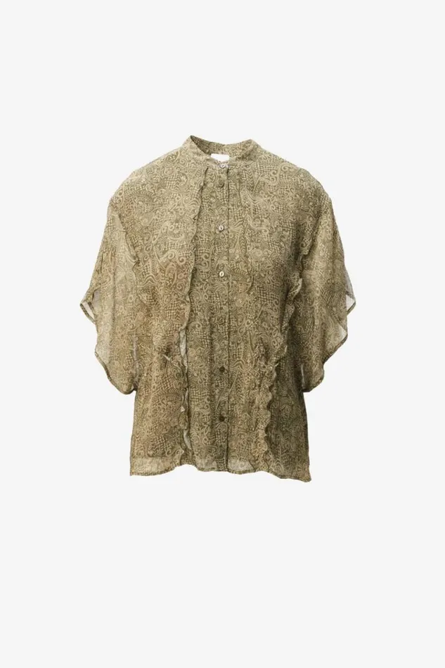 Lala Berlin Shirts and Blouses Blouse Benaja Viscose Maze Garden 8211 Women