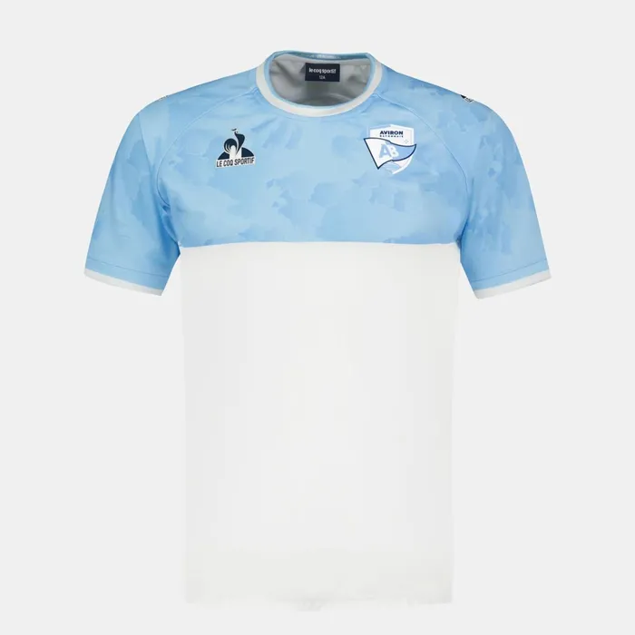 Le Coq Sportif Aviron Bayonnais 8211 Match Outfit TShirt Kids Fly Bluenew Optical White Kids Tshirts Le Coq Sportif Aviron Bayonnais 8211 Match Outfit TShirt Kids Fly Bluenew Optical White Kids Tshirts