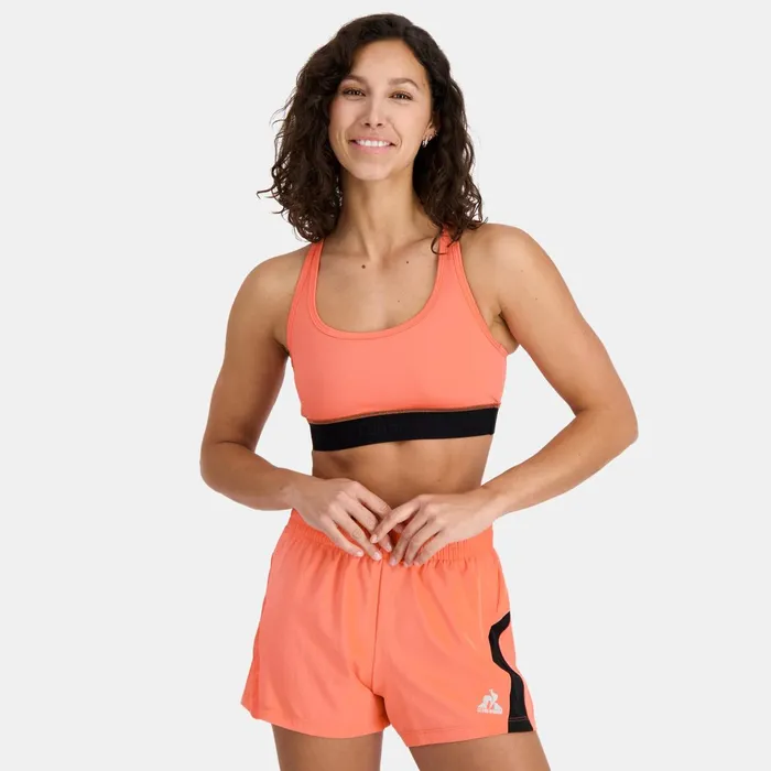 Le Coq Sportif Bra Orange Perf Women Bra And Leggings