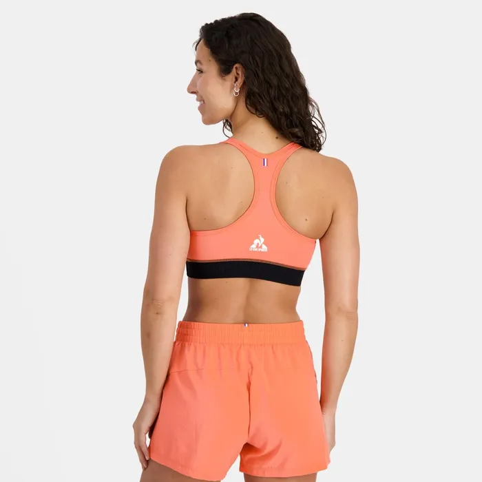 Le Coq Sportif Bra Orange Perf Women Bra And Leggings