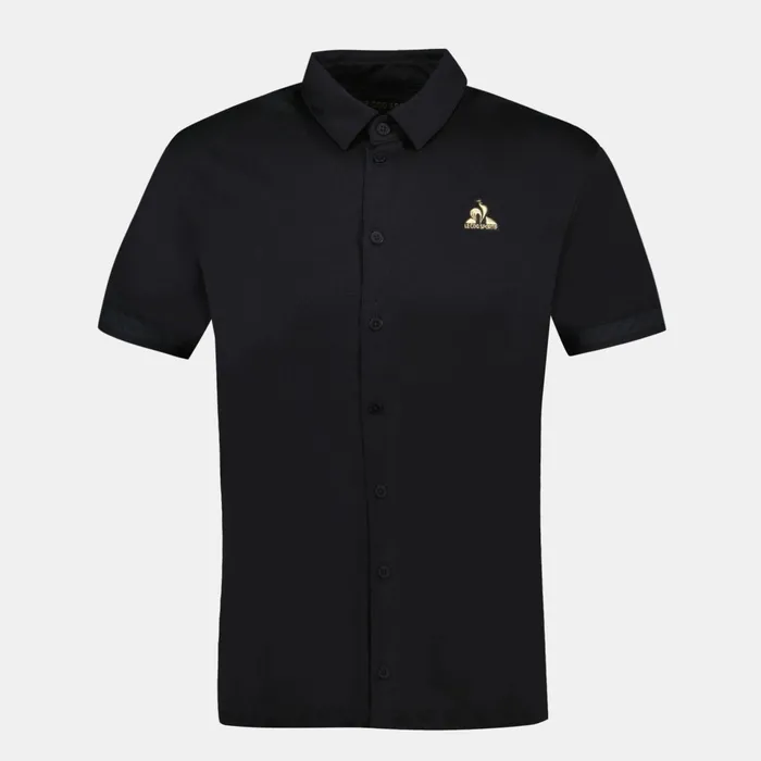 Le Coq Sportif Coq D039or Shirt Manches Courtes Black Men Polos Shirts