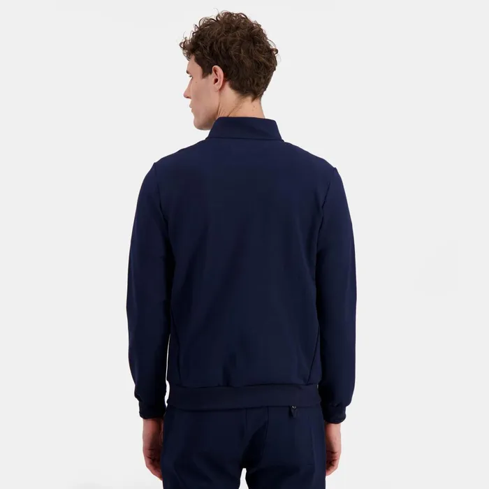 Le Coq Sportif Coq D039or ZipUp Sweatshirtshirt Dark Velvet Men Sweatshirts