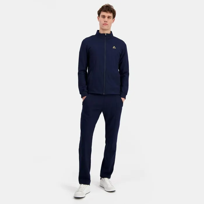 Le Coq Sportif Coq D039or ZipUp Sweatshirtshirt Dark Velvet Men Sweatshirts
