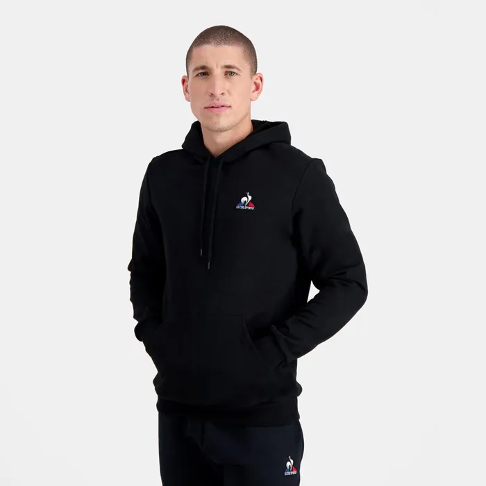 Le Coq Sportif Essentiels Hoodie Black Men Sweatshirts