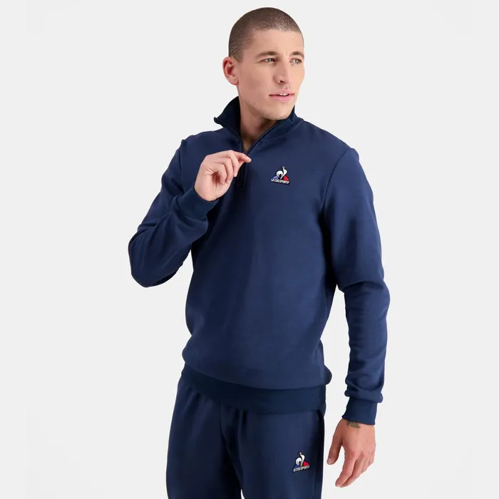 Le Coq Sportif Essentiels Sweatshirt Dress Blues Men Sweatshirts