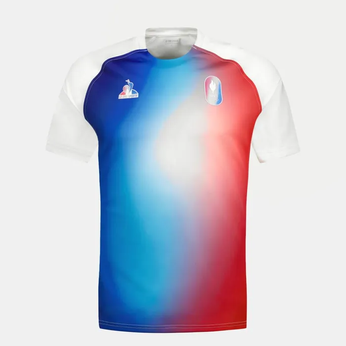 Le Coq Sportif France039s Olympic Team Jersey Marshmallow Gradiant Bbr Men Tshirts And Tops Le Coq Sportif France039s Olympic Team Jersey Marshmallow Gradiant Bbr Men Tshirts And Tops