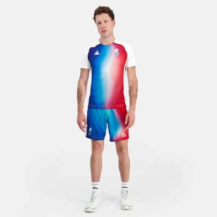 Le Coq Sportif France039s Olympic Team Jersey Marshmallow Gradiant Bbr Men Tshirts And Tops Le Coq Sportif France039s Olympic Team Jersey Marshmallow Gradiant Bbr Men Tshirts And Tops