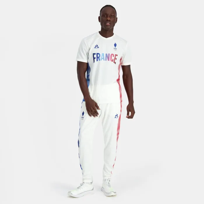 Le Coq Sportif France039s Olympic Team Jersey Marshmallow Men Tshirts And Tops