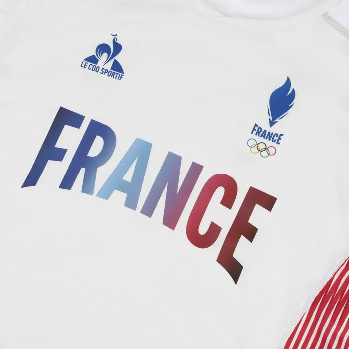Le Coq Sportif France039s Olympic Team Jersey Marshmallow Men Tshirts And Tops