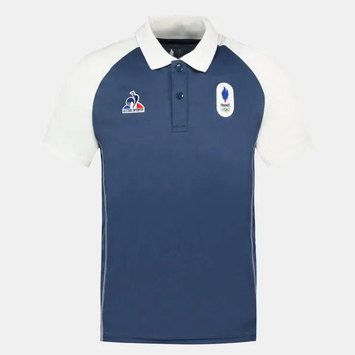 Le Coq Sportif France039s Olympic Team Polo Shirt Insignia Bluemarshmallow Men Polos Shirts Le Coq Sportif France039s Olympic Team Polo Shirt Insignia Bluemarshmallow Men Polos Shirts