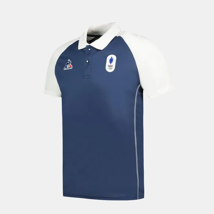 Le Coq Sportif France039s Olympic Team Polo Shirt Insignia Bluemarshmallow Men Polos Shirts Le Coq Sportif France039s Olympic Team Polo Shirt Insignia Bluemarshmallow Men Polos Shirts