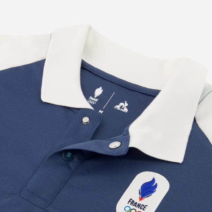 Le Coq Sportif France039s Olympic Team Polo Shirt Insignia Bluemarshmallow Men Polos Shirts Le Coq Sportif France039s Olympic Team Polo Shirt Insignia Bluemarshmallow Men Polos Shirts