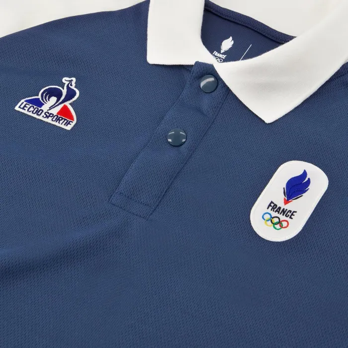 Le Coq Sportif France039s Olympic Team Polo Shirt Insignia Bluemarshmallow Men Polos Shirts Le Coq Sportif France039s Olympic Team Polo Shirt Insignia Bluemarshmallow Men Polos Shirts