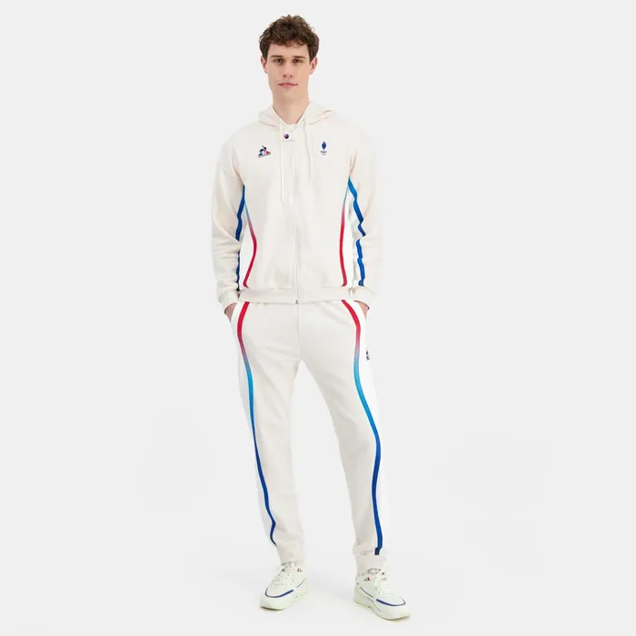 Le Coq Sportif France039s Olympic Team Trousers cru Men Trousers And Joggers Le Coq Sportif France039s Olympic Team Trousers cru Men Trousers And Joggers