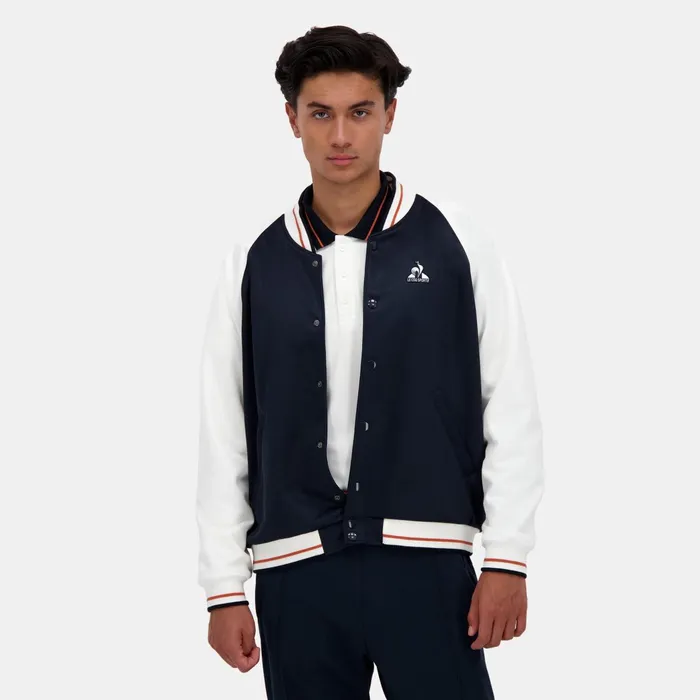 Le Coq Sportif Hritage Bomber Homme Sky Captainmarshmallow Men Jackets