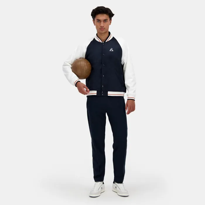 Le Coq Sportif Hritage Bomber Homme Sky Captainmarshmallow Men Jackets