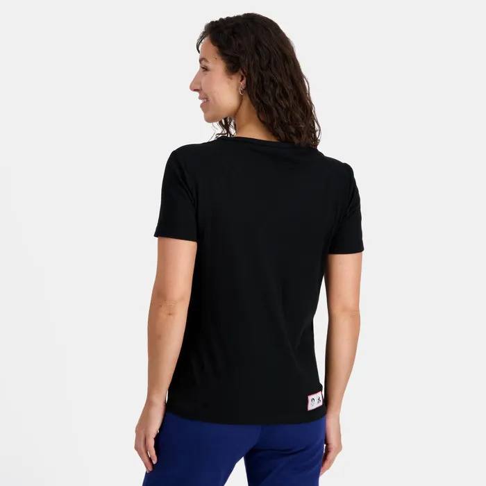 Le Coq Sportif Paris 2024 TShirt Black Women Tshirts Polos Shirts And Tops