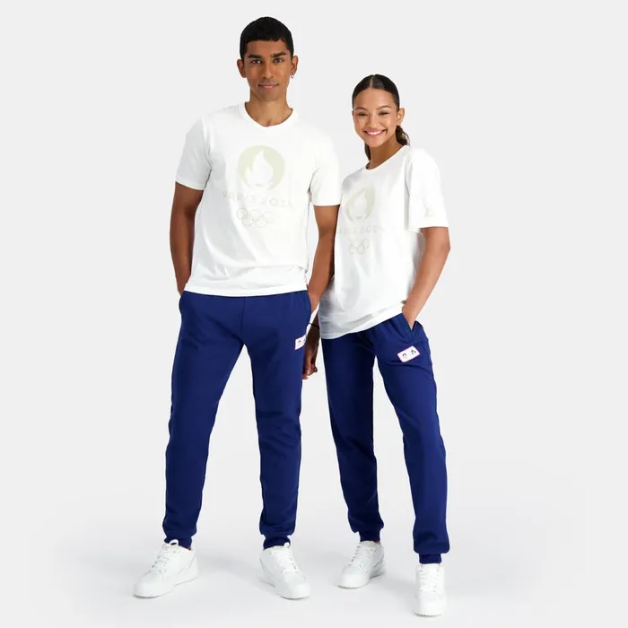 Le Coq Sportif Paris 2024 TShirt Marshmallow MenWomen Tshirts And Tops