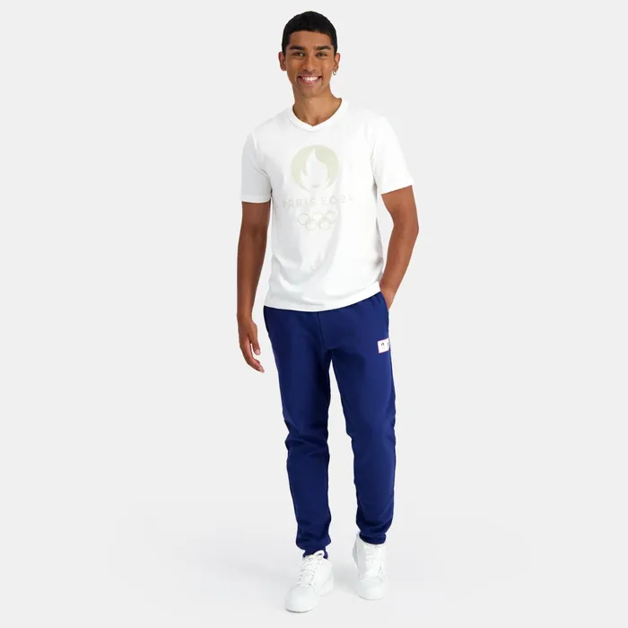 Le Coq Sportif Paris 2024 TShirt Marshmallow MenWomen Tshirts And Tops
