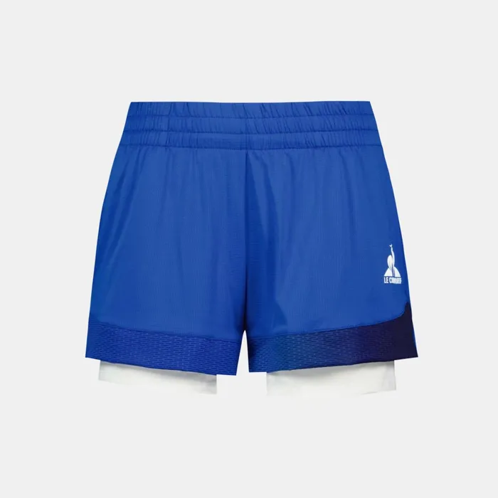 Le Coq Sportif Performance Tennis Shorts Lapis Bluenow Women Trousers Joggers And Shorts
