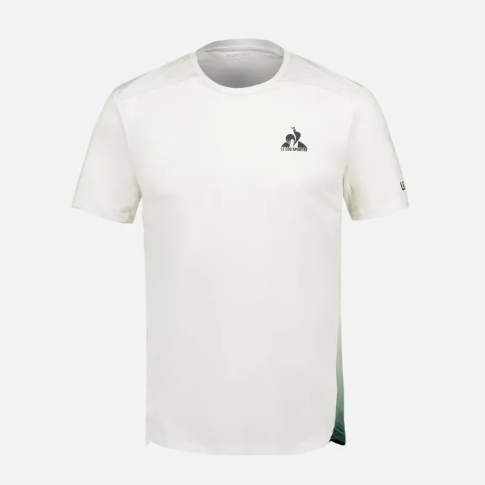 Le Coq Sportif Performance Tennis TShirt Marshmallow Men Tshirts And Tops
