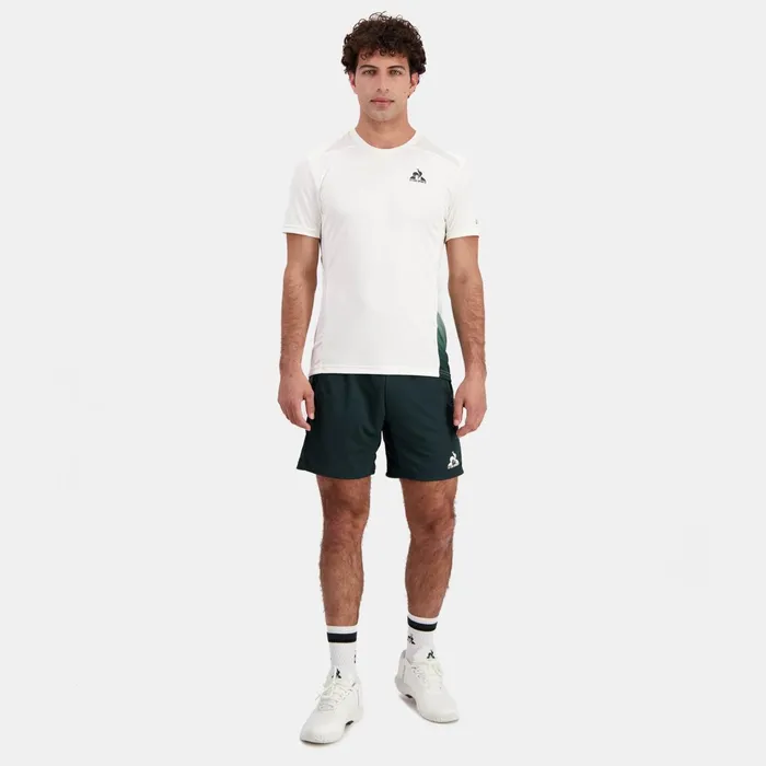 Le Coq Sportif Performance Tennis TShirt Marshmallow Men Tshirts And Tops
