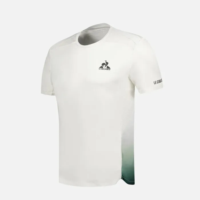 Le Coq Sportif Performance Tennis TShirt Marshmallow Men Tshirts And Tops
