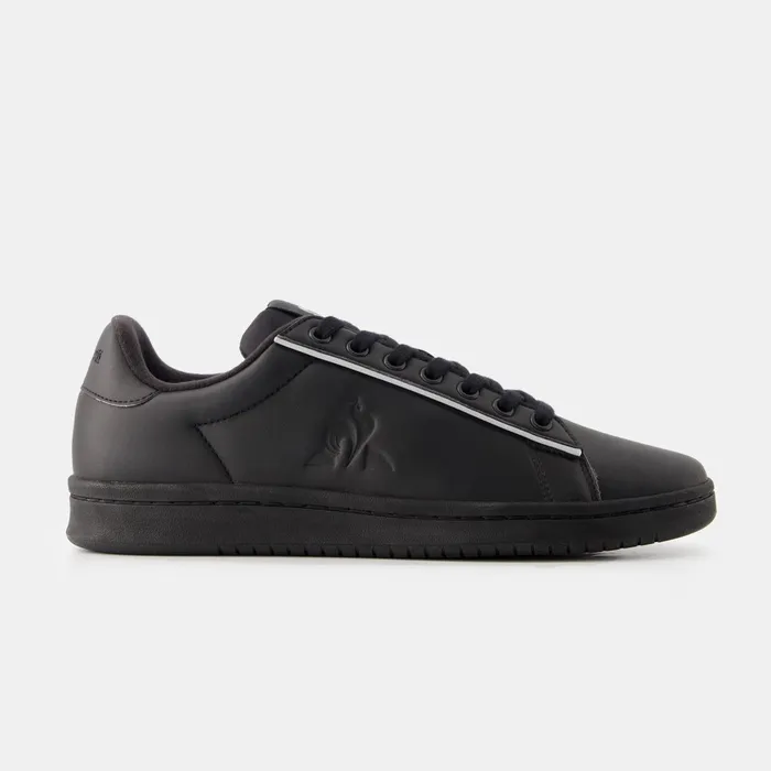 Le Coq Sportif Shoes LCS COURT CLEAN Triple Black WomenMen Trainers And Sneakers