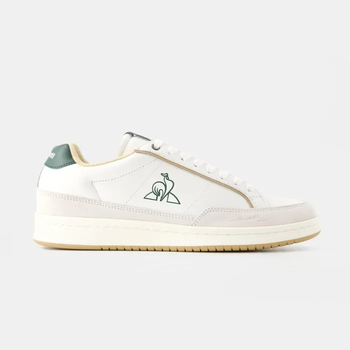 Le Coq Sportif Shoes NOAH2 Optical White Trekking Green Men Trainers And Sneakers