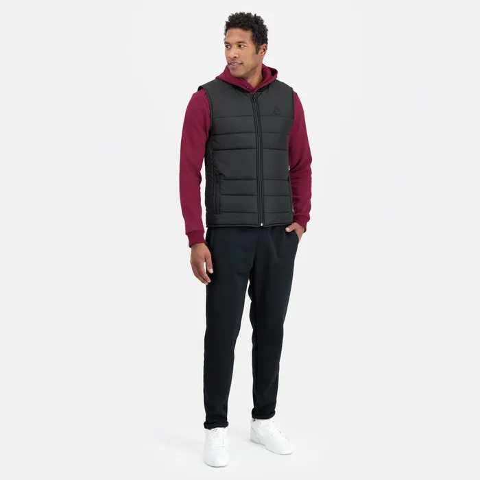 Le Coq Sportif Ton Sur Ton Down Jacket Sans Manche MenWomen Jackets