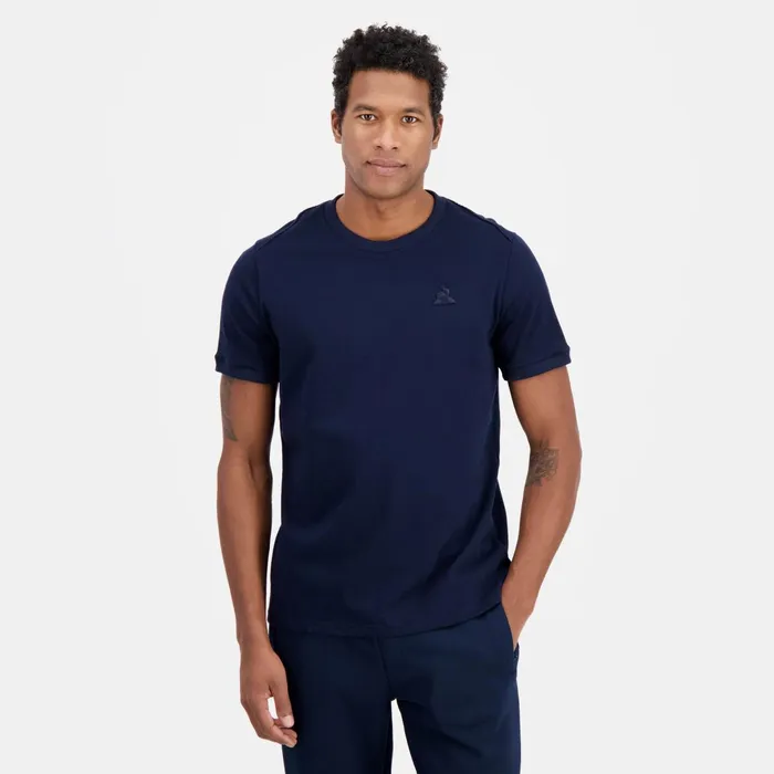 Le Coq Sportif Ton Sur Ton TShirt Dark Velvet Men Tshirts And Tops