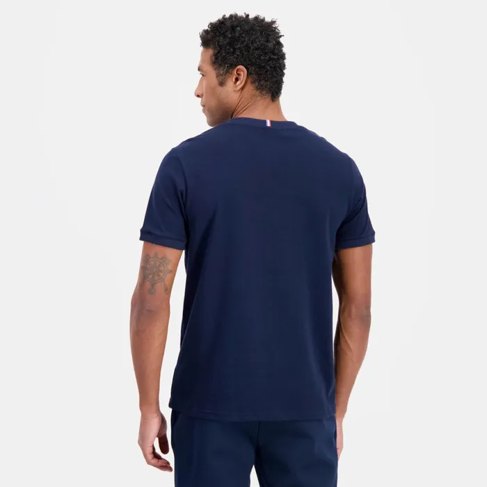 Le Coq Sportif Ton Sur Ton TShirt Dark Velvet Men Tshirts And Tops