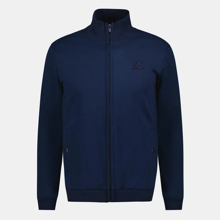 Le Coq Sportif Ton Sur Ton ZipUp Sweatshirtshirt Dark Velvet Men Sweatshirts Le Coq Sportif Ton Sur Ton ZipUp Sweatshirtshirt Dark Velvet Men Sweatshirts