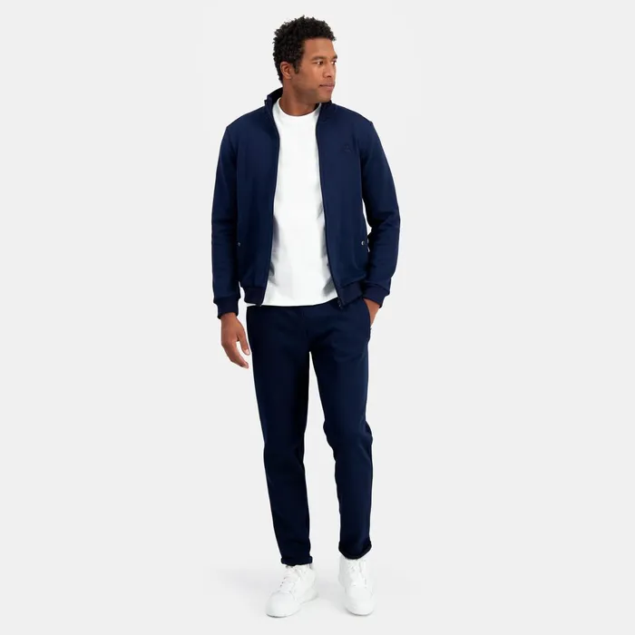 Le Coq Sportif Ton Sur Ton ZipUp Sweatshirtshirt Dark Velvet Men Sweatshirts Le Coq Sportif Ton Sur Ton ZipUp Sweatshirtshirt Dark Velvet Men Sweatshirts