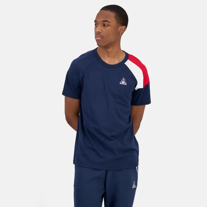 Le Coq Sportif Tricolore Tshirt Homme Dress Blues Men Tshirts And Tops