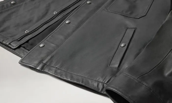 Leather Jackets Men Belstaff Quarry Overshirt Black Leather Jackets Men Belstaff Quarry Overshirt Black