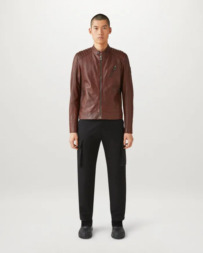 Leather Jackets Men Belstaff V Racer Jacket Deep Copper Leather Jackets Men Belstaff V Racer Jacket Deep Copper