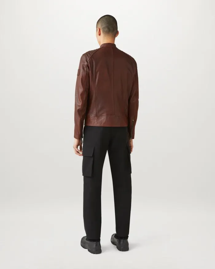 Leather Jackets Men Belstaff V Racer Jacket Deep Copper Leather Jackets Men Belstaff V Racer Jacket Deep Copper