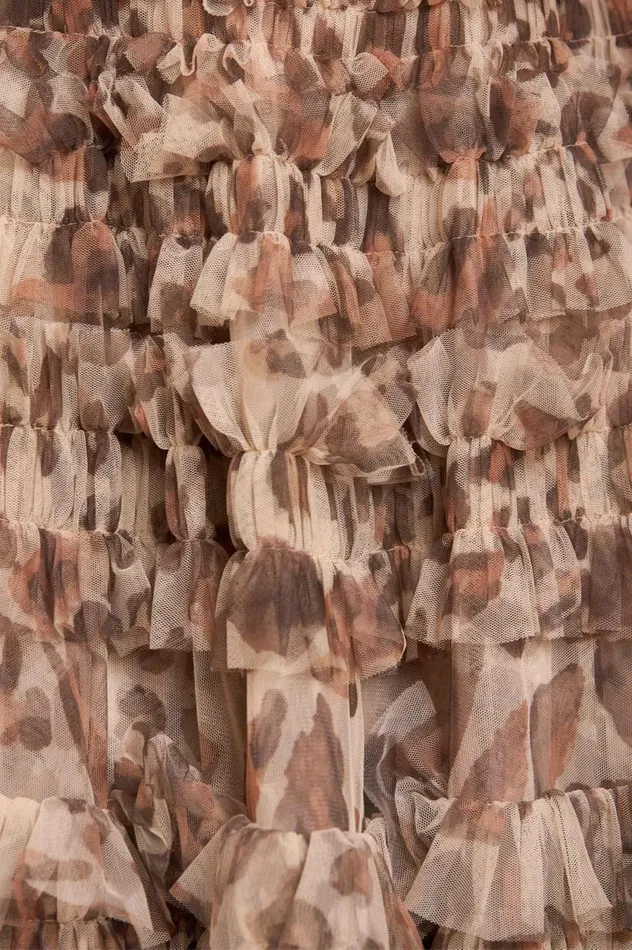 Leopard Lisette OffShoulder Gown Multi Women Needle and Thread Dresses