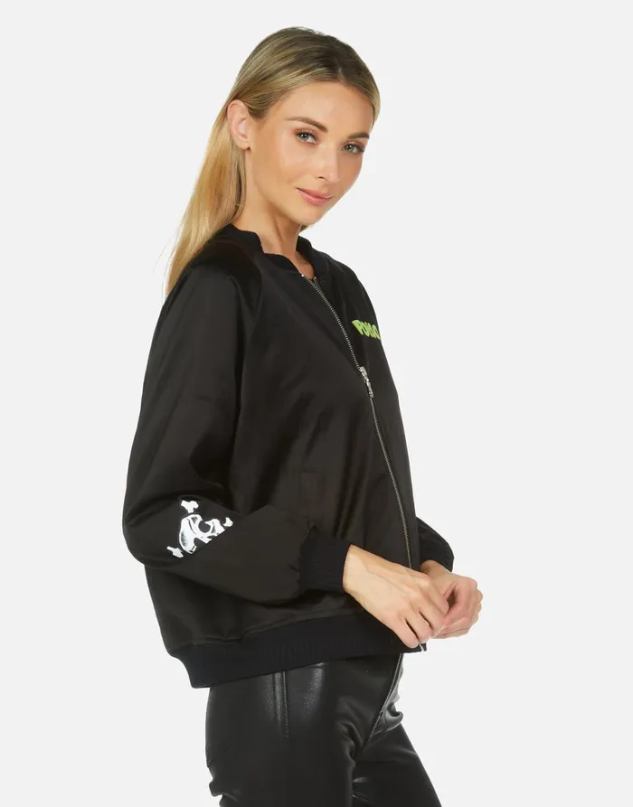 Levelle Poison Cat Black Orange Women039s Lauren Moshi Jackets