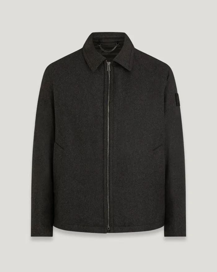 Lightweight Jackets Men Belstaff Palmer Jacket Grey Melange