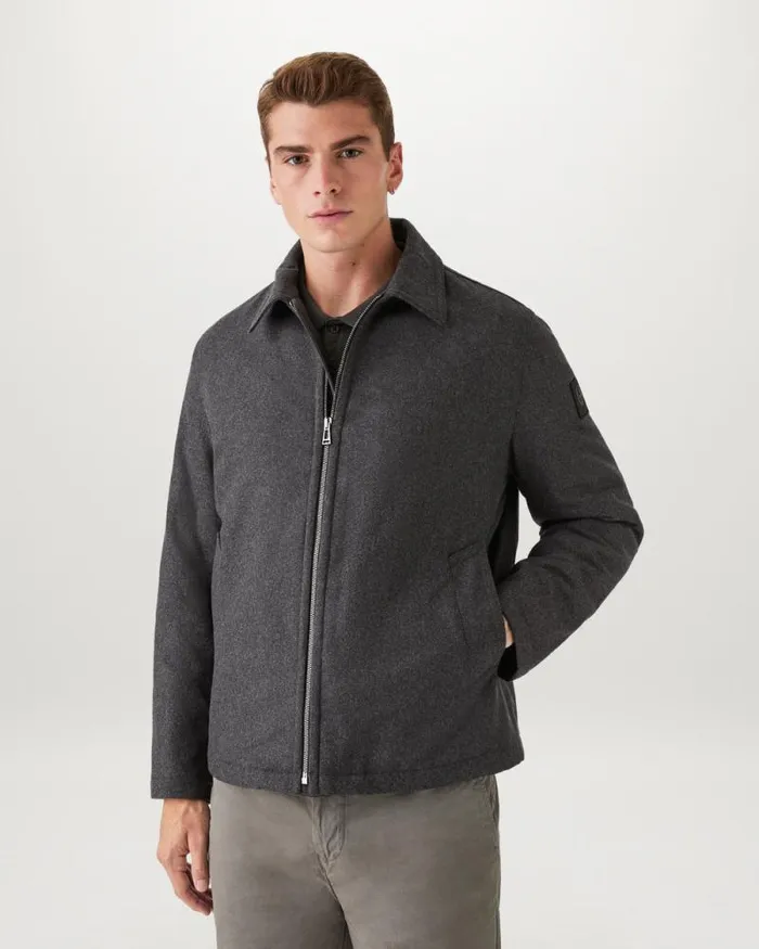 Lightweight Jackets Men Belstaff Palmer Jacket Grey Melange Lightweight Jackets Men Belstaff Palmer Jacket Grey Melange
