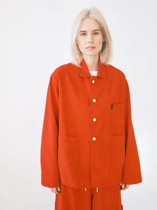 Lisa Says Gah Jackets Outerwear Women Forager Jacket Tomato