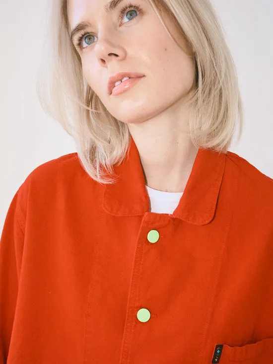 Lisa Says Gah Jackets Outerwear Women Forager Jacket Tomato