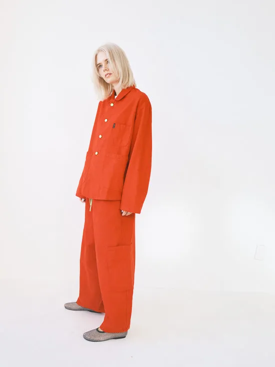 Lisa Says Gah Jackets Outerwear Women Forager Jacket Tomato
