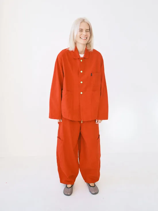 Lisa Says Gah Jackets Outerwear Women Forager Jacket Tomato