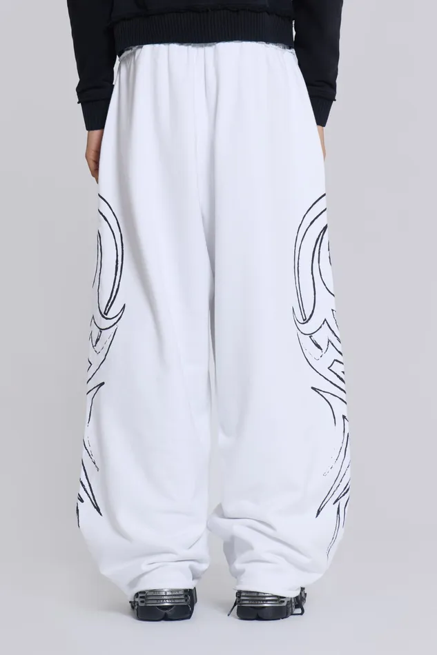 Loungewear White Blade Joggers 8211 Jaded London Men