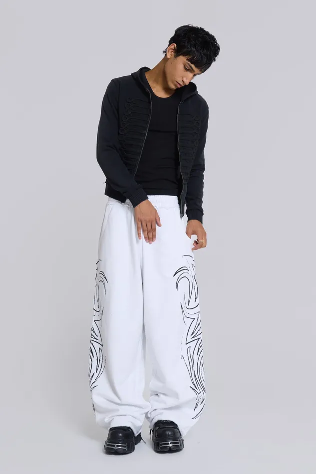 Loungewear White Blade Joggers 8211 Jaded London Men